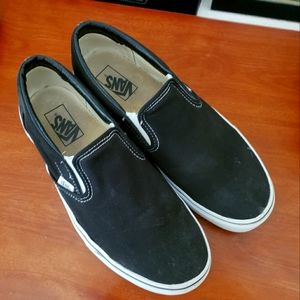 Vans slip on black size 9 mens
